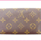 LOUIS VUITTON Long Wallet Purse M61730 Brown /Porte Monnaie-Viet-Trésor