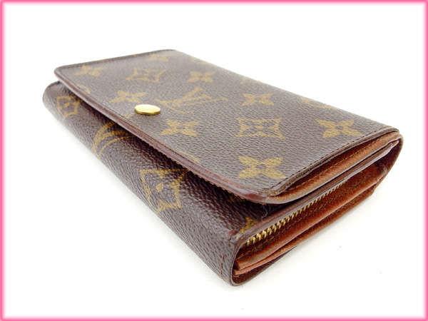 LOUIS VUITTON Long Wallet Purse M61730 Brown /Porte Monnaie-Viet-Trésor