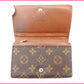 LOUIS VUITTON Long Wallet Purse M61730 Brown /Porte Monnaie-Viet-Trésor