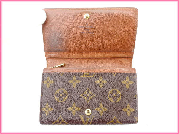 LOUIS VUITTON Long Wallet Purse M61730 Brown /Porte Monnaie-Viet-Trésor