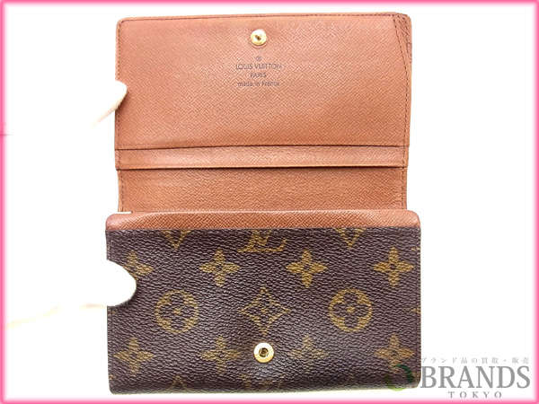 LOUIS VUITTON Long Wallet Purse M61736 Brown /Port Monnaie-Vietresor