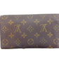 LOUIS VUITTON Long Wallet Purse Brown