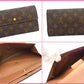 LOUIS VUITTON Tri-fold wallet M61217 Brown Porte Tresor International