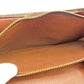 LOUIS VUITTON Long Wallet Purse M61724 PVCx leather Brown Former Pochette Porte Monnaie Credit