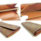 LOUIS VUITTON Long Wallet Purse M61724 PVCx leather Brown Former Pochette Porte Monnaie Credit