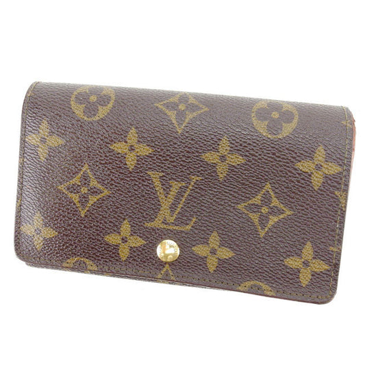 LOUIS VUITTON Long Wallet Purse M61730 Brown Portonebi Tresol