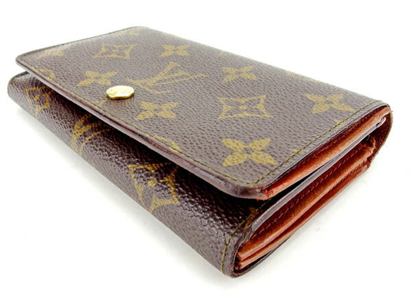 LOUIS VUITTON Long Wallet Purse M61730 Brown Portonebi Tresol