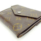 LOUIS VUITTON Bifold Wallet M61660 Brown Bolt Monevier (old type)