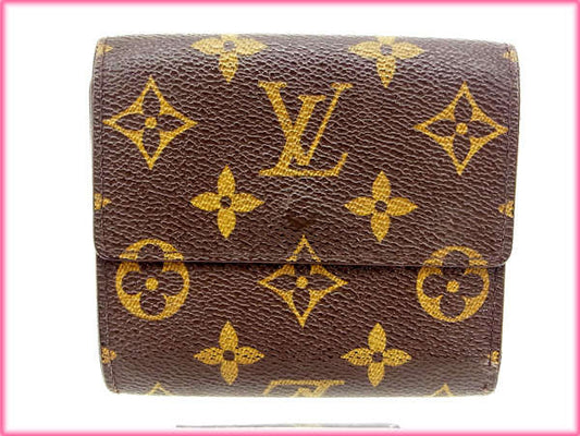 LOUIS VUITTON Bifold Wallet M61652 Brown Porte Monnaie Billets Cartes Credit