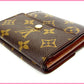 LOUIS VUITTON Bifold Wallet M61652 Brown Porte Monnaie Billets Cartes Credit