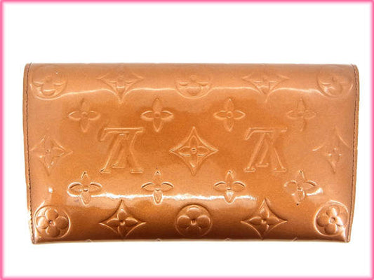 LOUIS VUITTON Long Wallet Purse M91174 Brown /Pochette Porte Monnaie Credit