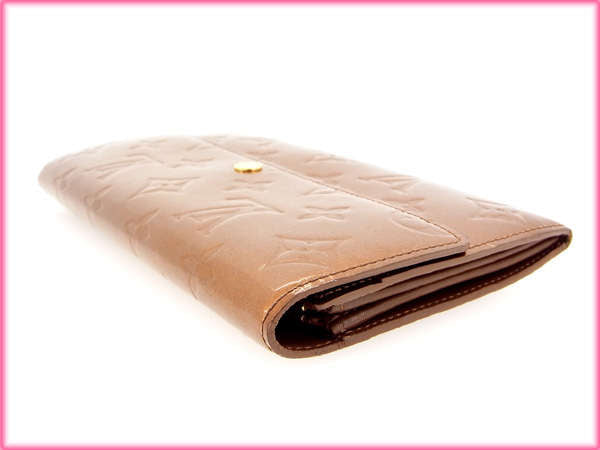LOUIS VUITTON Long Wallet Purse M91174 Brown /Pochette Porte Monnaie Credit