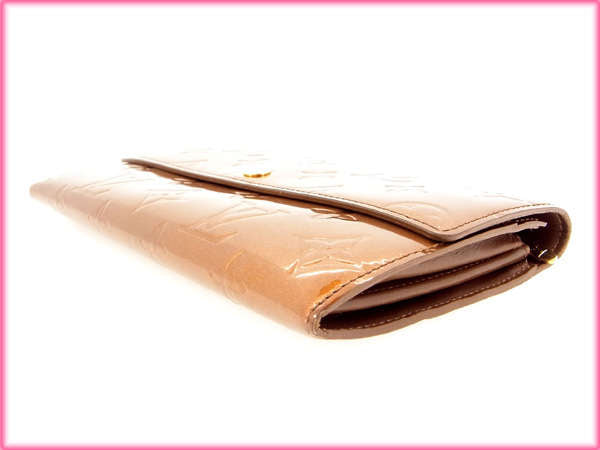 LOUIS VUITTON Long Wallet Purse M91174 Brown /Pochette Porte Monnaie Credit