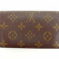 LOUIS VUITTON Long Wallet Purse M61730 Brown Portonebi Tresol