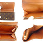 LOUIS VUITTON Long Wallet Purse M61730 Brown Portonebi Tresol
