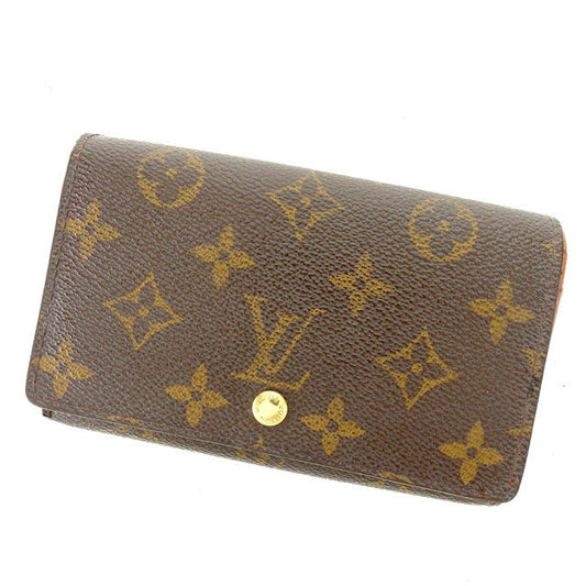 LOUIS VUITTON Long Wallet Purse M61730 Brown Portonebi Tresol