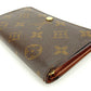 LOUIS VUITTON Long Wallet Purse M61730 Brown Portonebi Tresol