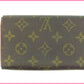LOUIS VUITTON Long Wallet Purse M61730 Brown /Porte Monnaie-Viet-Trésor