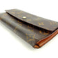 LOUIS VUITTON Tri-fold wallet M61215 Brown Porte Tresor International