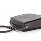 GUCCI Shoulder Bag Charcoal Gray x Black Silver