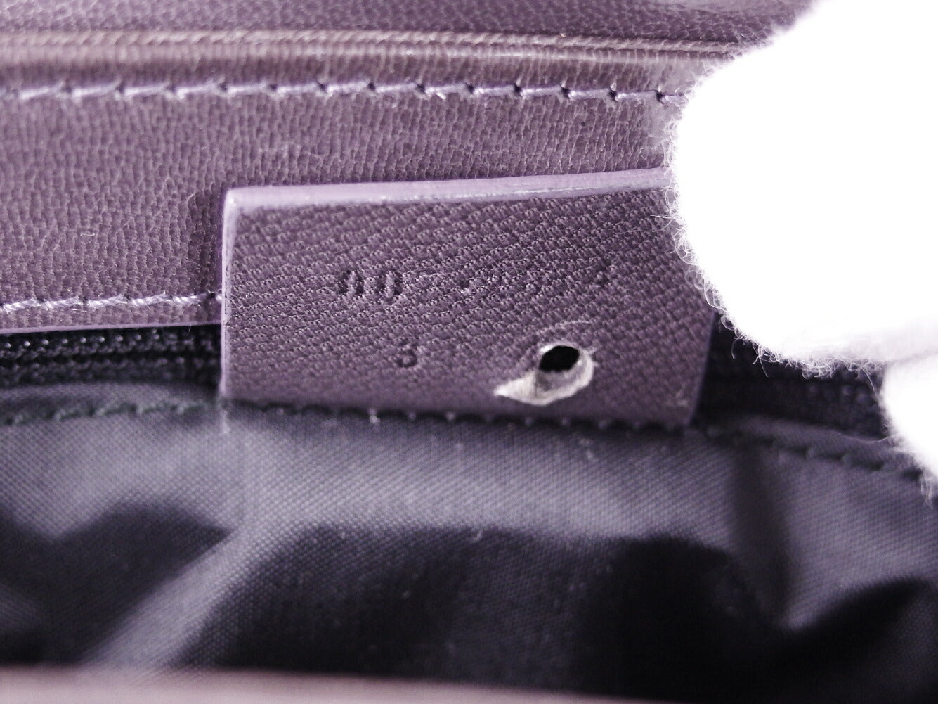 GUCCI Shoulder Bag Charcoal Gray x Black Silver