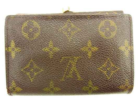 LOUIS VUITTON Bifold Wallet M61663 Brown Portonevie Vienova