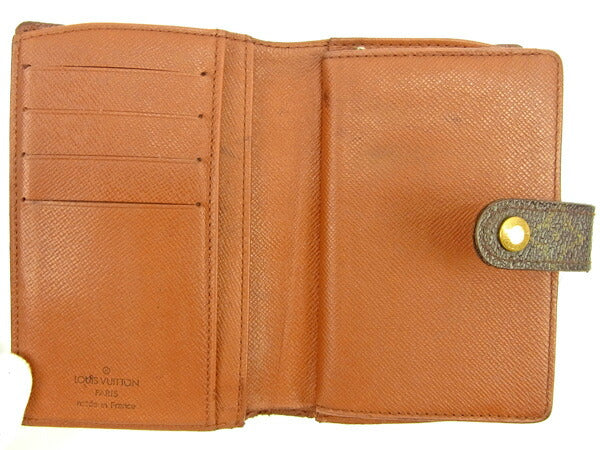 LOUIS VUITTON Bifold Wallet M61663 Brown Portonevie Vienova