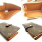 LOUIS VUITTON Bifold Wallet M61663 Brown Portonevie Vienova