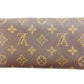 LOUIS VUITTON Long Wallet Purse M61725 Monogram canvas Brown Pochette Porto MonÃ©credi
