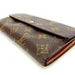 LOUIS VUITTON Long Wallet Purse M61725 Monogram canvas Brown Pochette Porto MonÃ©credi