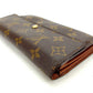 LOUIS VUITTON Long Wallet Purse M61725 Monogram canvas Brown Pochette Porto MonÃ©credi