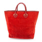 GUCCI Tote Bag Red x gold