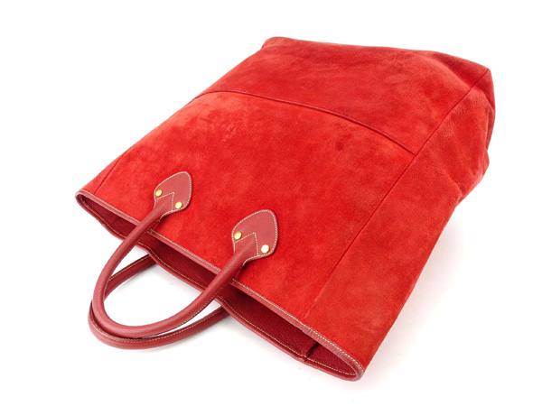 GUCCI Tote Bag Red x gold