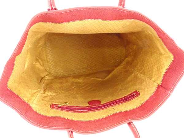 GUCCI Tote Bag Red x gold