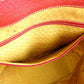 GUCCI Tote Bag Red x gold