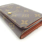 LOUIS VUITTON Long Wallet Purse M61730 PVCx leather Brown Portonebi Tresol