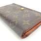 LOUIS VUITTON Long Wallet Purse M61730 PVCx leather Brown Portonebi Tresol