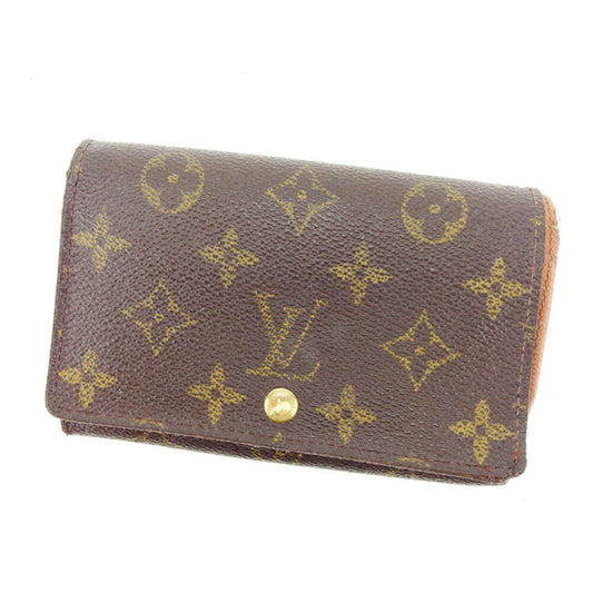 LOUIS VUITTON Long Wallet Purse M61730 Brown Portonebi Tresol