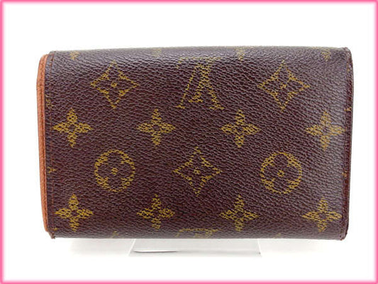 LOUIS VUITTON Long Wallet Purse M61730 Brown Portonebi Tresol