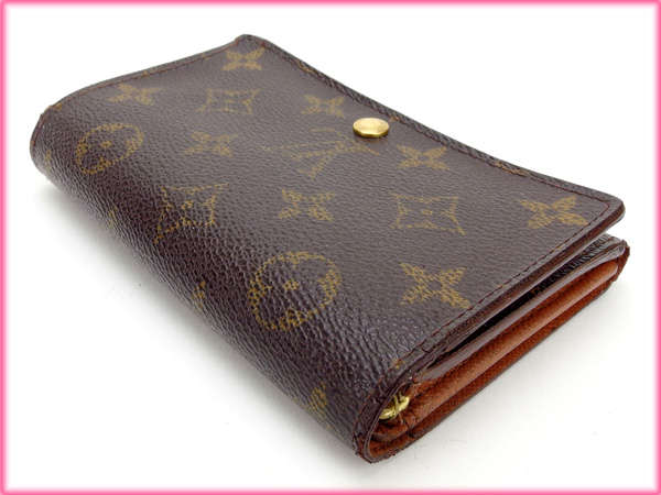 LOUIS VUITTON Long Wallet Purse M61730 Brown Portonebi Tresol