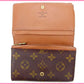 LOUIS VUITTON Long Wallet Purse M61730 Brown Portonebi Tresol