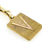 LOUIS VUITTON Key ring gold
