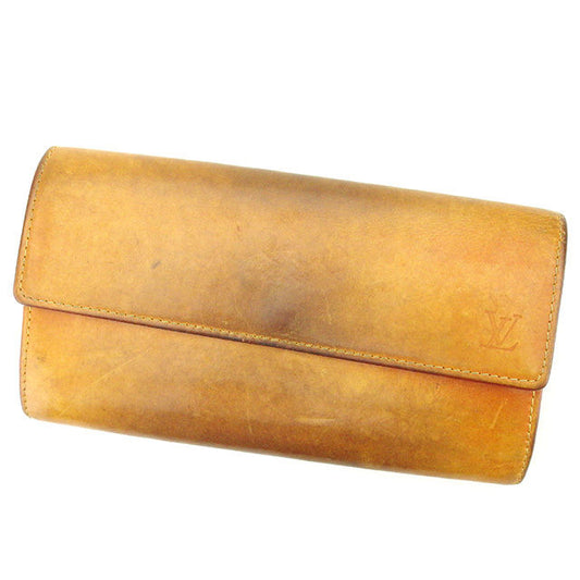LOUIS VUITTON Long Wallet Purse M85039 caramel Portefeuille Sarah