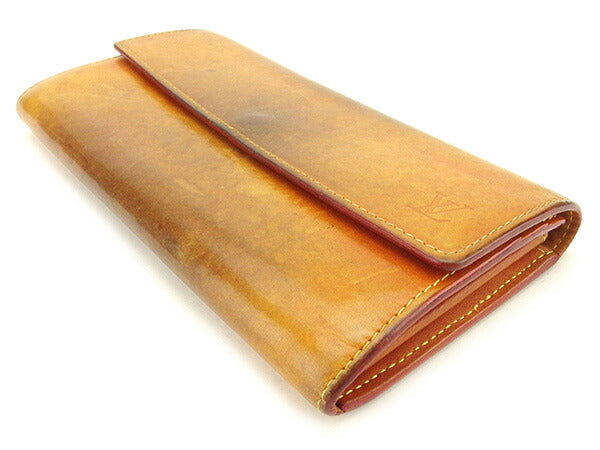 LOUIS VUITTON Long Wallet Purse M85039 caramel Portefeuille Sarah