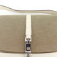 GUCCI Shoulder Bag Beige Brown White Silver