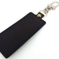 LOUIS VUITTON Key ring M85379 Black Silver Porto Crefortune