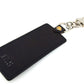 LOUIS VUITTON Key ring M85379 Black Silver Porto Crefortune