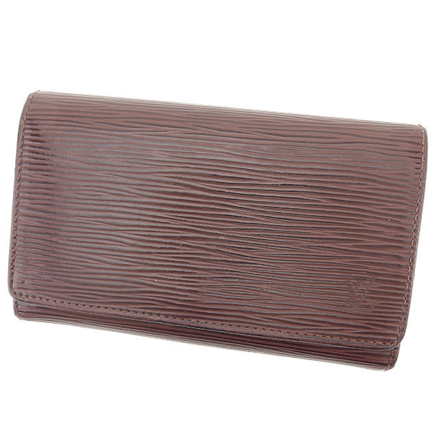 LOUIS VUITTON Long Wallet Purse M6350D mocha brown) Portonebi Tresol