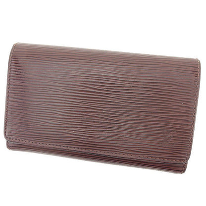 LOUIS VUITTON Long Wallet Purse M6350D mocha brown) Portonebi Tresol