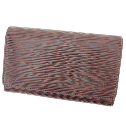 LOUIS VUITTON Long Wallet Purse M6350D mocha brown) Portonebi Tresol
